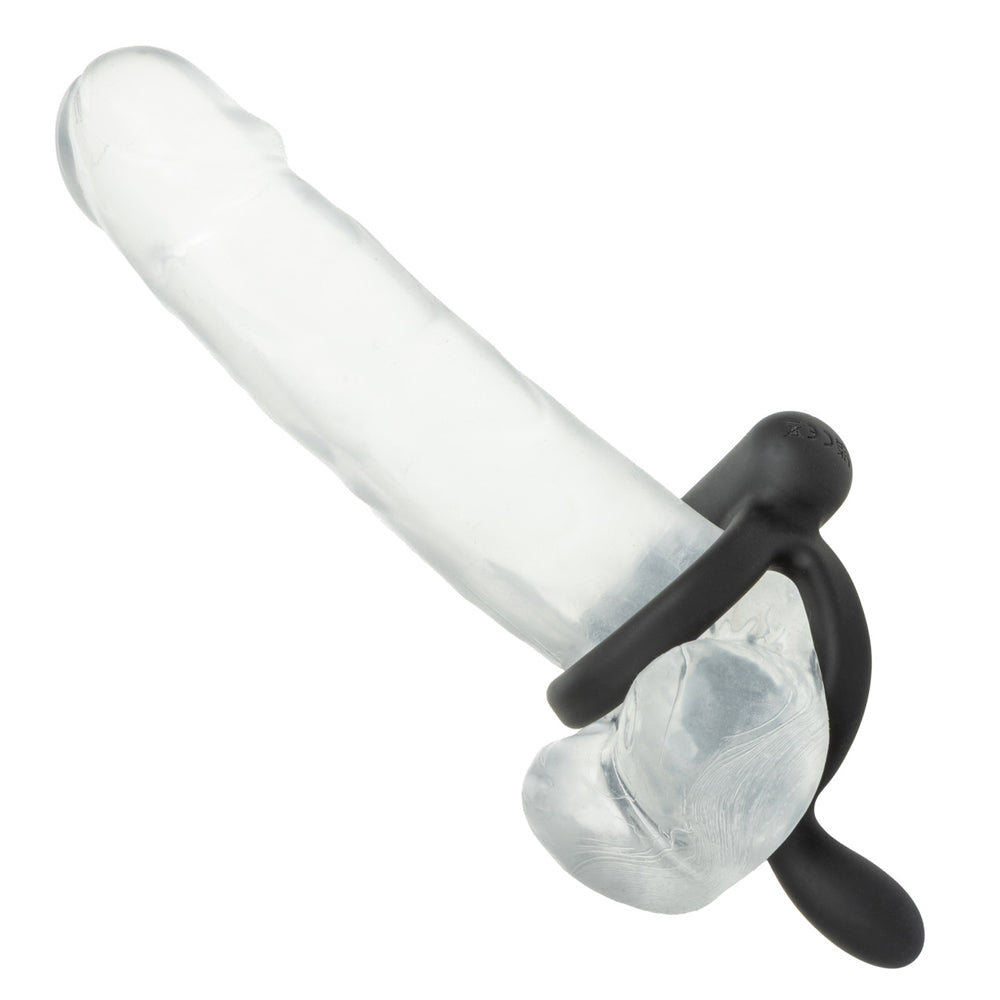 Closer Intimate Rechargeable Ring Caress (Black) – Rechargeable Vibrating Ring > Cock Ring > Sling
