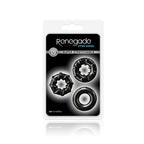 Renegade Dyno Rings Black Cock Rings Set of 3 Black > Cock Ring > Sets