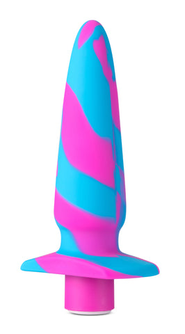 Avant Vibrotize Silicone Mini Anal Vibe Fuchsia 5 Inch Butt Plugs - Vibrating