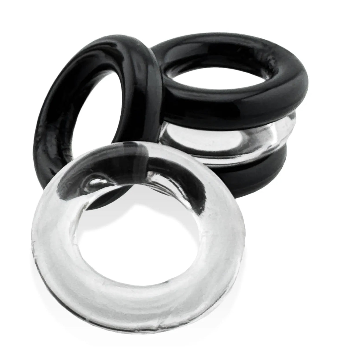 Jacker 5-Stack Five-Pack Tube Super-Strong Cockrings > Cock Ring > Sets