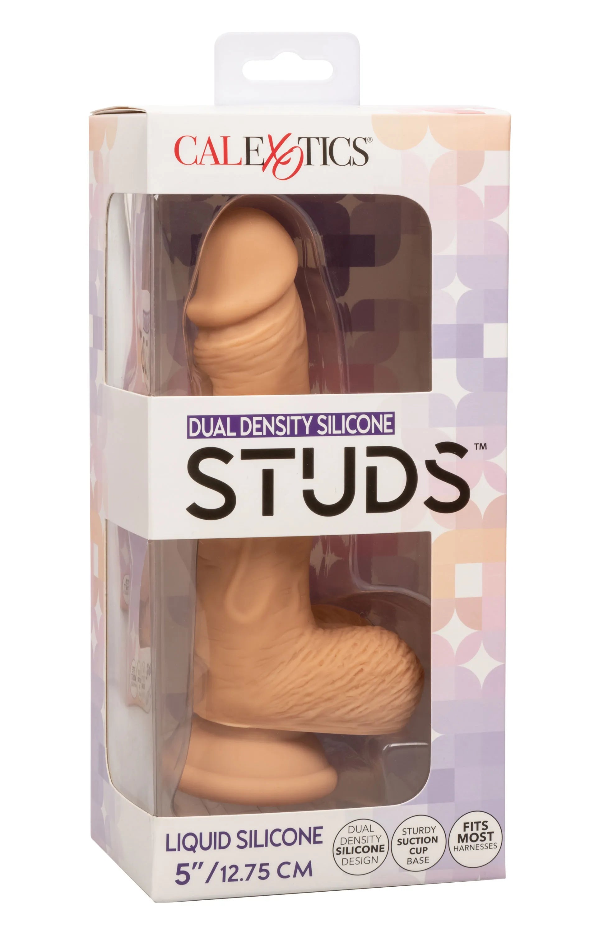 Dual Density Silicone Studs 5 Inch – Realistic Flexible Silicone Dong > Dildos > Realistic Dildos