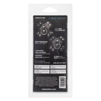 Euphoria Collection Black PU Coated Silicone O-Ring Pasties with Rivet Accents 3 Inch > Clothes > Pasties