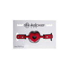 Sex & Mischief Amor Adjustable Heart-Shaped Ball Gag BDSM Accessory > Bondage Gear > Gags and Bits