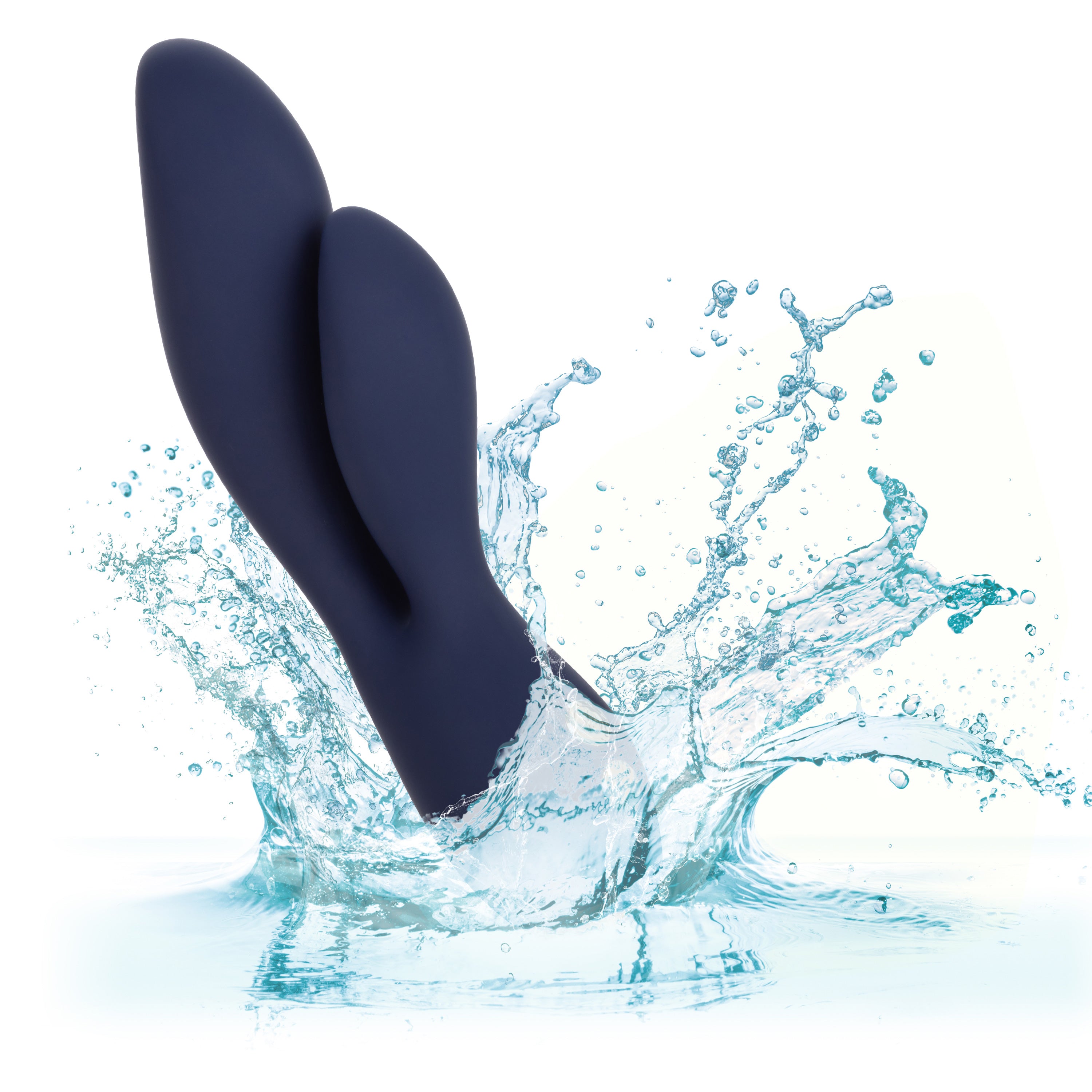 Chic Lilac Silicone Dual Motor Vibrator with Gold Accents – 10 Vibration Speeds, Rechargeable, Waterproof, Flexible Design > Vibrators > Ladies > Rabbit