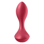 Satisfyer Backdoor Lover Red Silicone Anal Plug Vibrator 10 cm > Anal Range > Vibrating Butt Plugs
