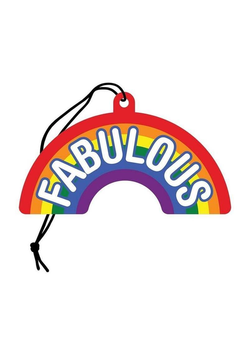 Fabulous Rainbow Air Freshener – Fresh Perfume Scent Cardboard Air Freshener > Novelties > Gag Gifts