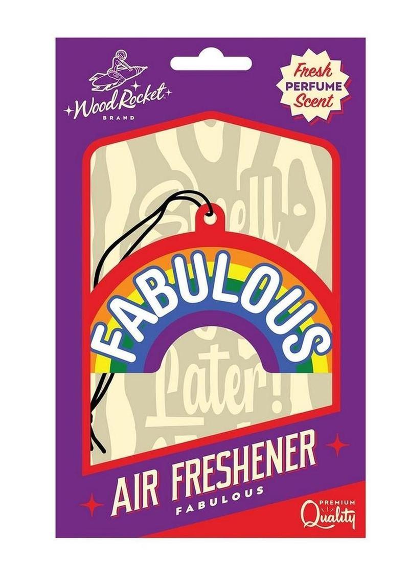 Fabulous Rainbow Air Freshener – Fresh Perfume Scent Cardboard Air Freshener > Novelties > Gag Gifts