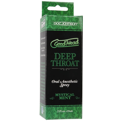 Goodhead Deep Throat Spray Mystical Mint 2 Fl Oz (59ml) > Lube > Oral Gels & Sprays