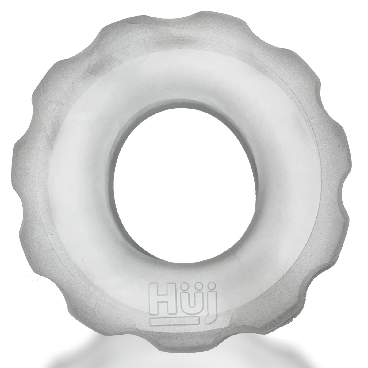 Super Hunkyjunk Three Piece Cockrings Clear Ice Clear One Size > Cock Ring > Sets