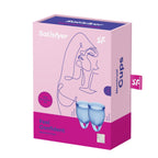Satisfyer Feel Confident Menstrual Cup Set – Medical Grade Silicone 15ml and 20ml Cups > Essentials > Menstrual Products