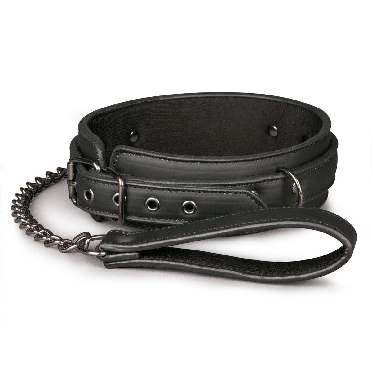 Fetish Collection Adult Toys Black Fetish collar With Leash 8718627529737