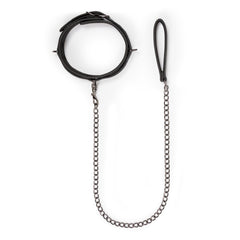 Fetish Collection Adult Toys Black Fetish collar With Leash 8718627529737