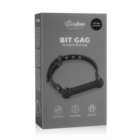 EasyToys Silicone Bit Gag for BDSM and Pony Play Gags