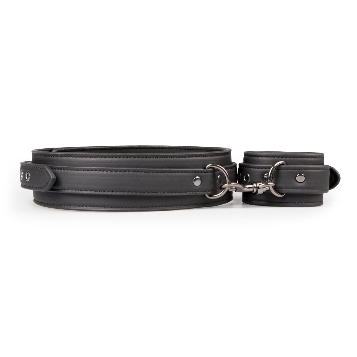 Thigh and Wrist Cuff Set – Durable Faux Leather BDSM Restraint Accessory > Bondage Gear > Restraints