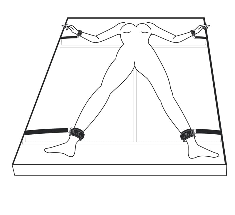 Under Mattress Restraint Set > Bondage Gear > Bed Restraints