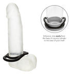 Alpha Liquid Silicone Commander Ring Black > Cock Ring > Single