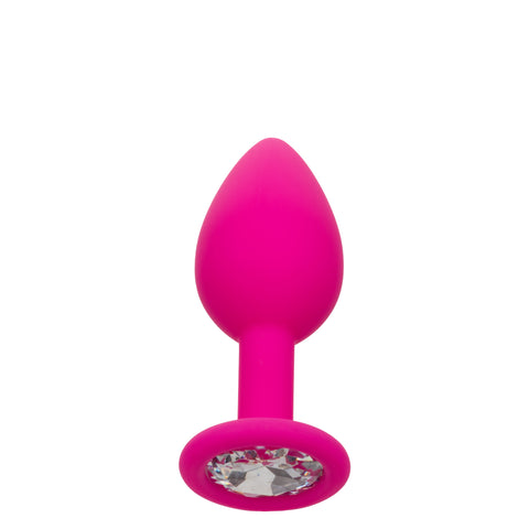 Cheeky Gems Pink Anal Training Kit with 3 Graduated Silicone Plugs and Gem Base > Anal Range > Butt Plug Kits