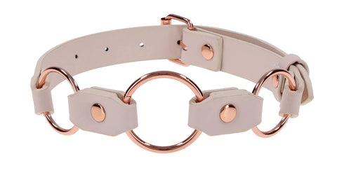 Peaches N Creame Ring Day Collar (Pink) – Luxury BDSM Collar > Bondage Gear > Collars & Leashes