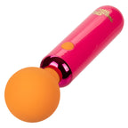 Naughty Bits Home Cumming Queen Vibrating Wand Pink and Orange Silicone Personal Massager > Sex Toys > Mini Massagers
