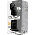 Silexd 9 Inch Model 2 Black Premium Silicone Dildo Dual Density Dildo > Dildos > Large Dildos