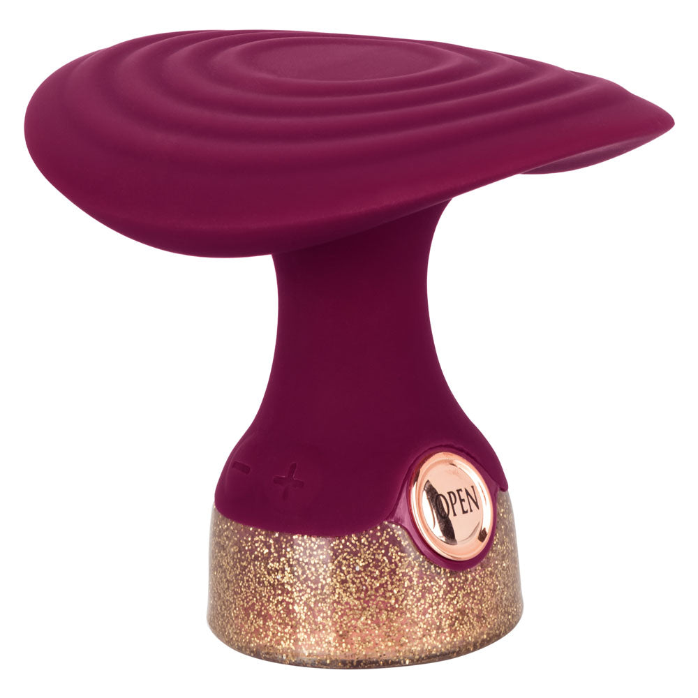 Jopen Starstruck Fantasy Burgundy Silicone Handheld Massager with Glitter Base and 35 Vibration Functions Vibrators - G Spot