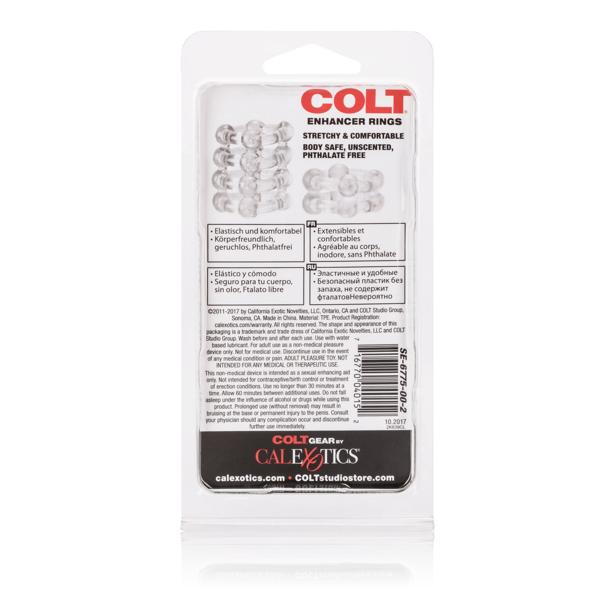 Colt Enhancer Ring Set of 2 – Soft Stretchy Silicone Erection Enhancer Rings > Cock Ring > Sets