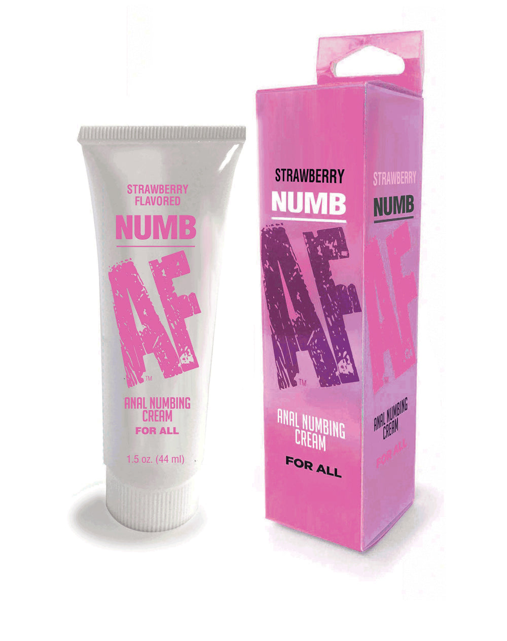 Numb Af Strawberry Flavoured Anal Numbing Cream 44 Ml Default Title Anal Lubricant
