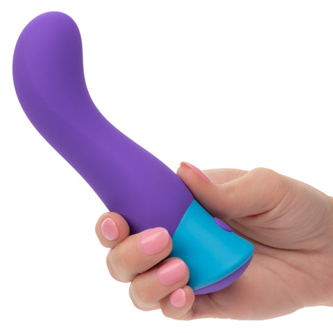Rave G-Vibe Purple and Blue Silicone USB Rechargeable Waterproof G-Spot Massager with 10 Speeds and Intense Power Vibrators - G Spot