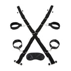 Lux Fetish Over the Door Saint Andrew’s Cross – Universal BDSM Restraint Black > Bondage Gear > Restraints