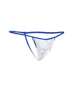 Cut 4 Men G-String Snake Blue X-Large > Clothes > Mens G-Strings