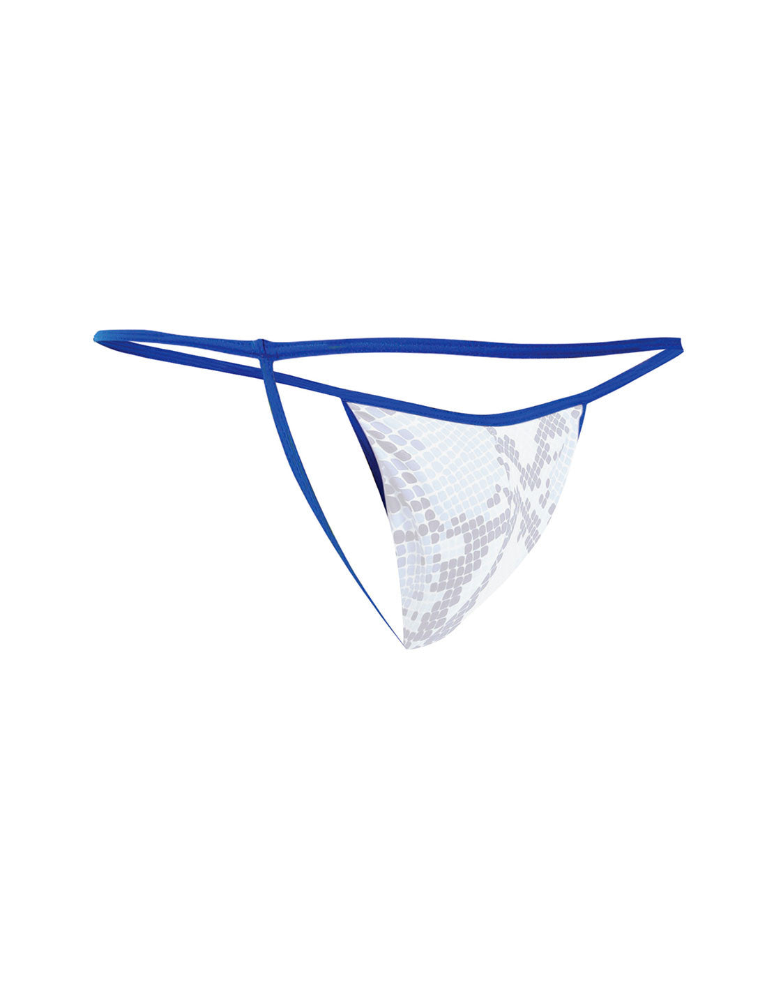 Cut 4 Men G-String Snake Blue X-Large > Clothes > Mens G-Strings
