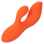 Stella Liquid Silicone Dual Teaser Vibrator in Orange with 12 Vibration Modes and Dual Motors > Vibrators > Ladies > Rabbit