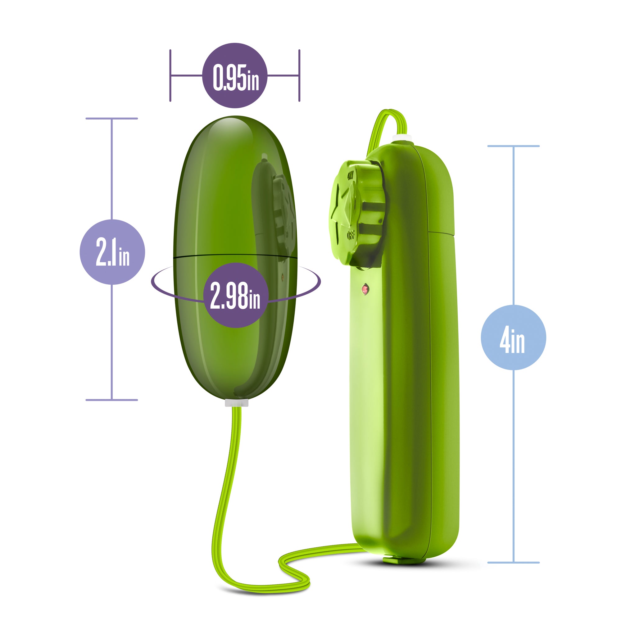 B Yours Power Bullet Lime - Powerful Waterproof Vibrator BULLETS