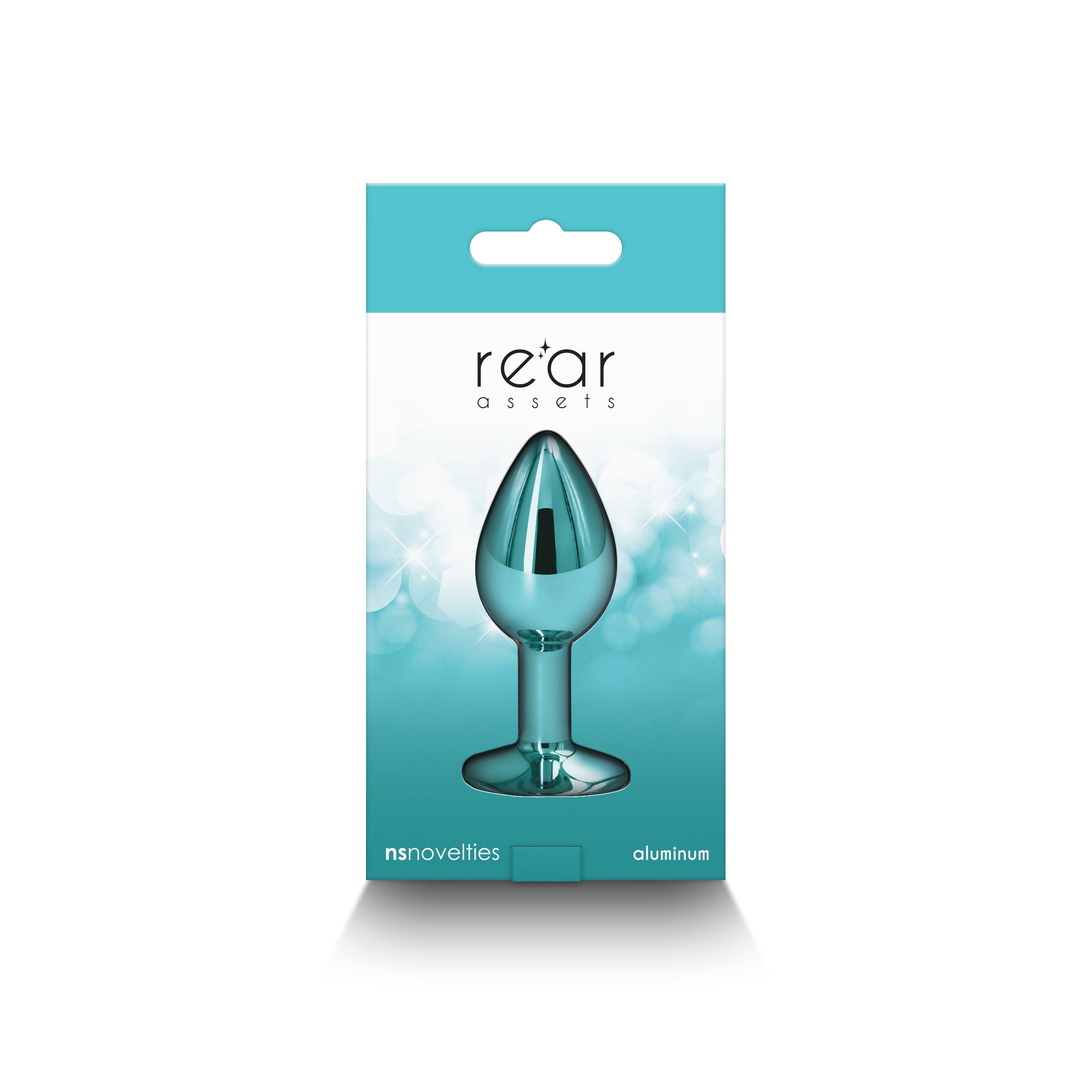 Rear Assets - Small - Teal Anal Toy 7.1cm x 3.2cm > Anal Range > Jewel Butt Plugs
