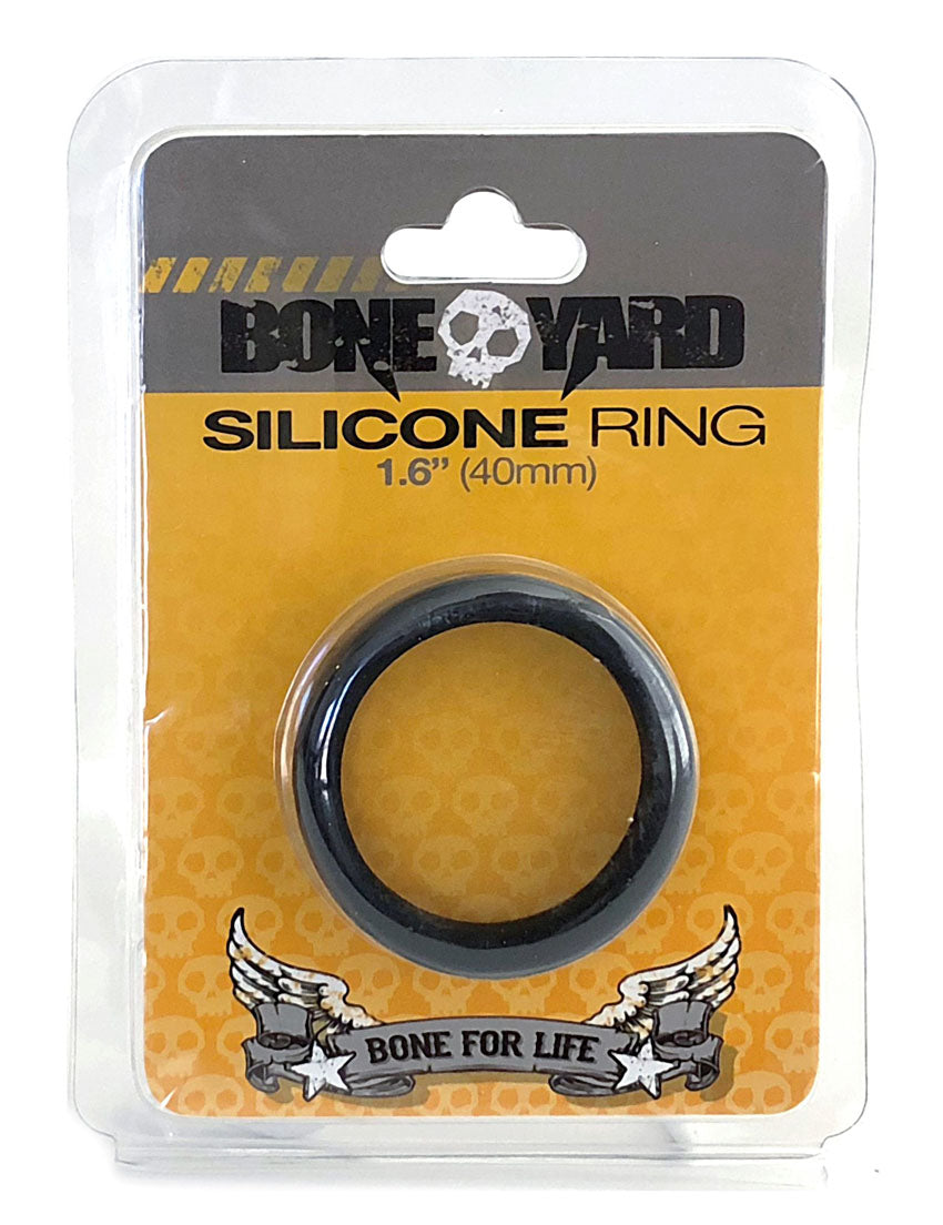 Boneyard Silicone Ring 40mm Black for Men COCK RINGS