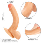 Working Stiff The Delivery Man 6.5 Inch Flesh Tone Realistic Dildo with Suction Cup Base Beige > Dildos > Realistic Dildos