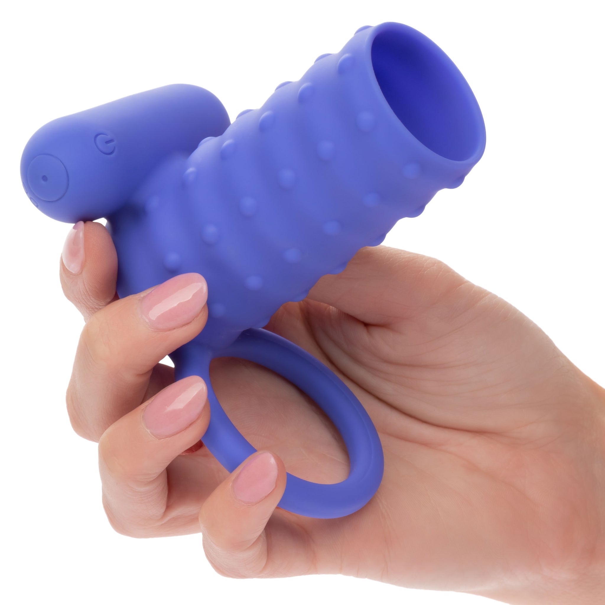 Endless Desires Enhancer – Ribbed Vibrating Cock Sleeve > Sex Toys For Men > Penis Sleeves