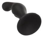 Silicone Anal Ripple Kit Set of 3 Black Graduated Curved Anal Plugs with Suction Cup Base > Anal Range > Butt Plug Kits
