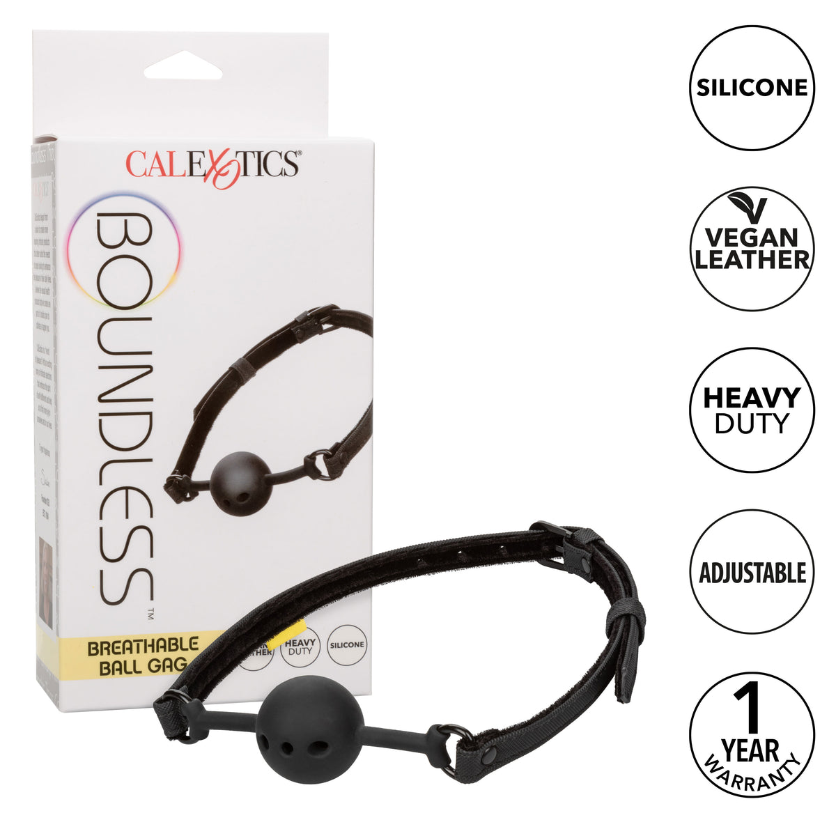 Boundless Breathable Ball Gag – Adjustable Ball Gag > Bondage Gear > Gags and Bits