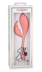 Elle Liquid Silicone Bunny 7.25 Inch Pink Flexible Vibrator | Dual Motor > Sex Toys For Ladies > Clitoral Vibrators and Stimulators