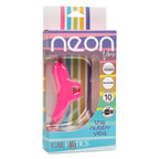 Neon Vibes The Nubby Vibe Pink Silicone Finger Teaser with 10 Functions and Rechargeable > Vibrators > Finger Vibrators