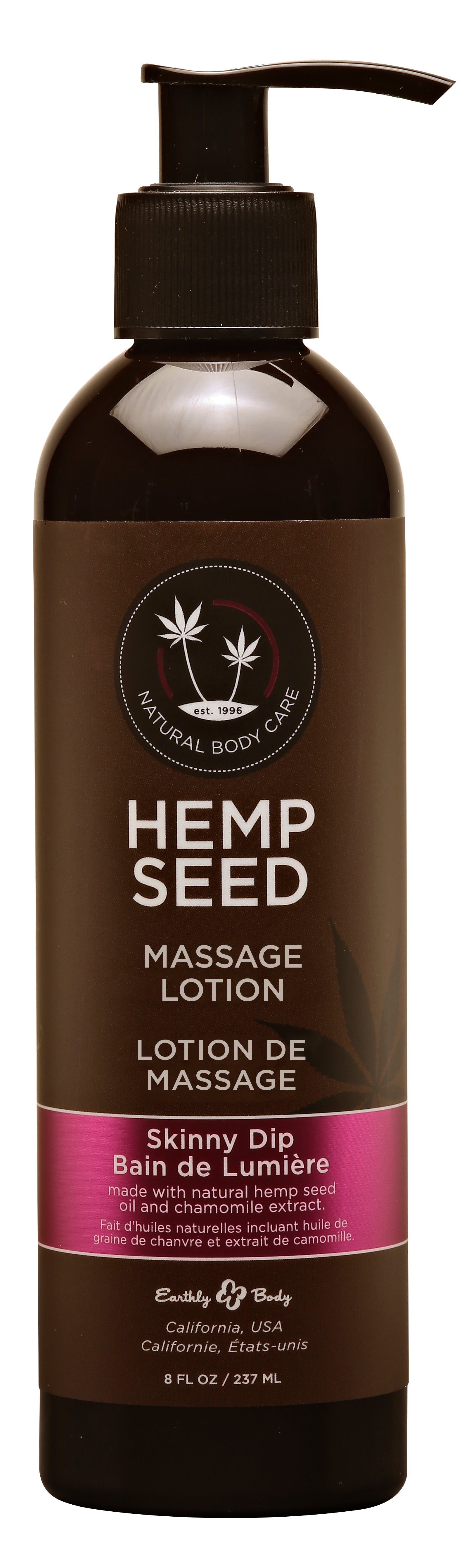 Skinny Dip Hemp Seed Massage Lotion – Vanilla and Fairy Floss Scented 237ml > Essentials > Massage Oil