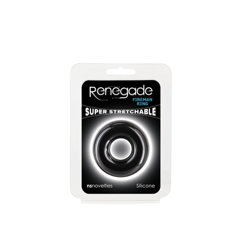 Renegade Fireman Ring - Medium - Comfortable Silicone Stretch Fit > Cock Ring > Single