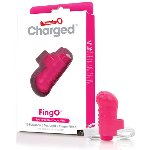 Charged Fing O – Rechargeable Mini Finger Vibrator with Vooom Technology > Vibrators > Finger Vibrators