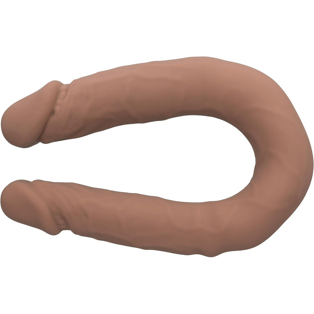 Silicone Studs Bend and Hold Dual Dong (Brown) – 12 Inch Silicone Double-Ended Dildo > Dildos > Double Dildos