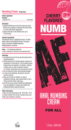 Numb AF Cherry Flavored Anal Numbing Cream 44ml Tube Default Title > Lube > Anal