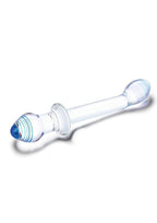 Glas 9.5" Double Play Dual-Ended Glass Dildo with Clear Smooth Design > Glass > Dildos