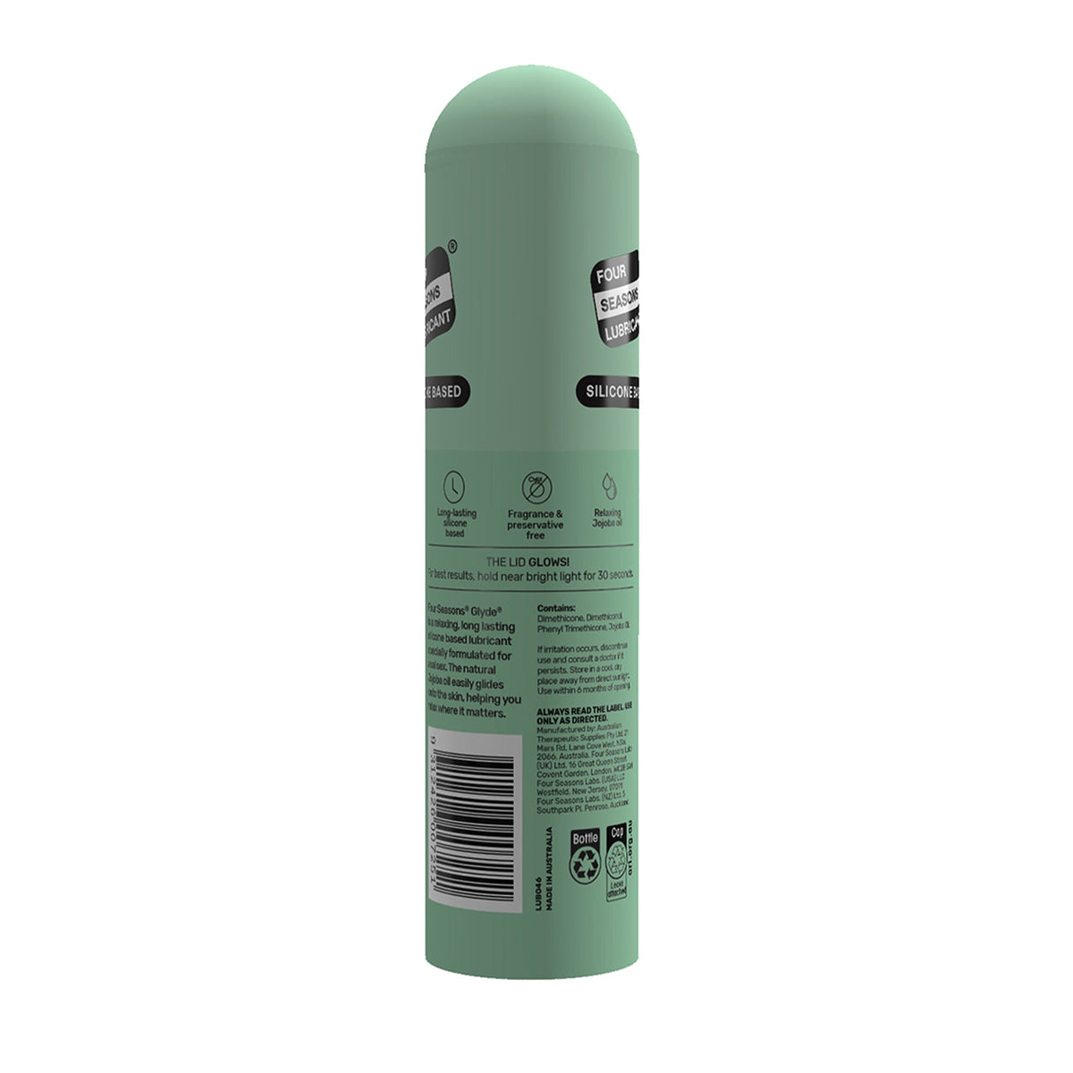 Four Seasons Glyde Long Lasting Silicone Lubricant 100ml > Lube > Silicone