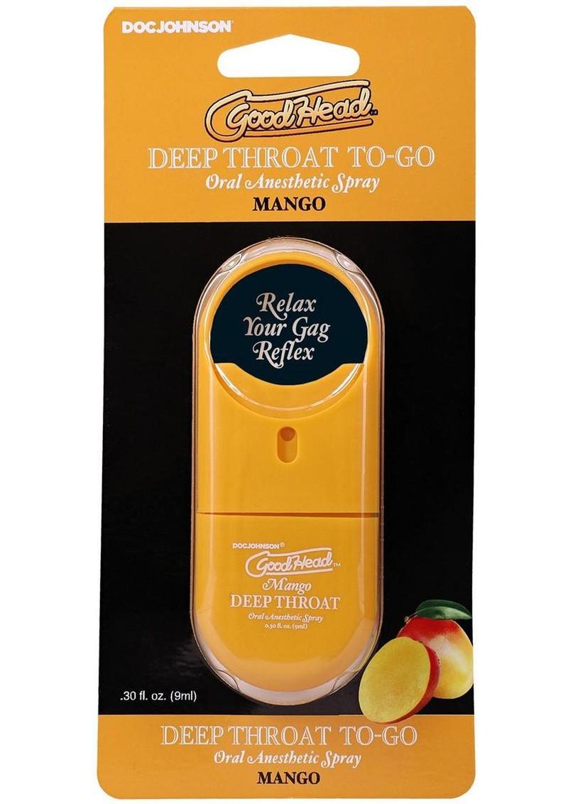 GoodHead Deep Throat Spray Mango 0.3oz (9ml)