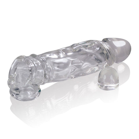 Butch Cocksheath Clear 8.5 Inch Length for Enhanced Girth SLEEVES